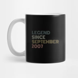 Legend Since September 2007 Mug